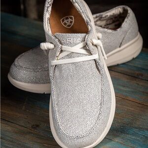 Ariat Gray Slip-On Loafers